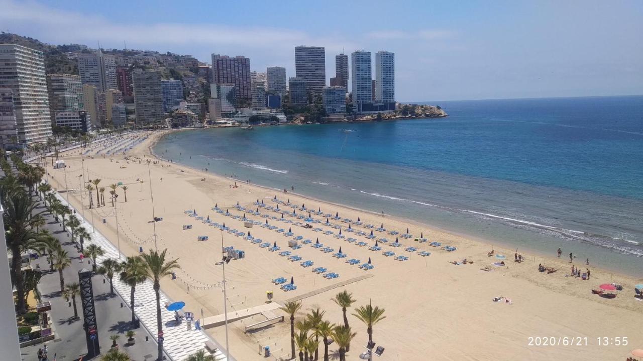 Apto San Angelo Benidorm Vistas Al Mar 400 M Exterior foto
