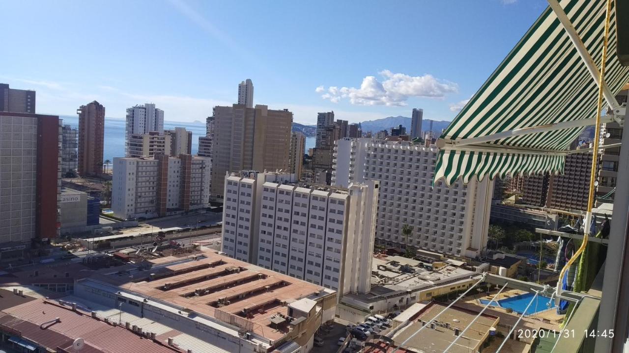 Apto San Angelo Benidorm Vistas Al Mar 400 M Exterior foto