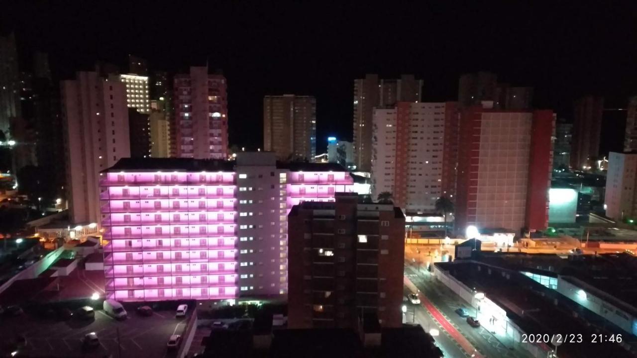 Apto San Angelo Benidorm Vistas Al Mar 400 M Exterior foto