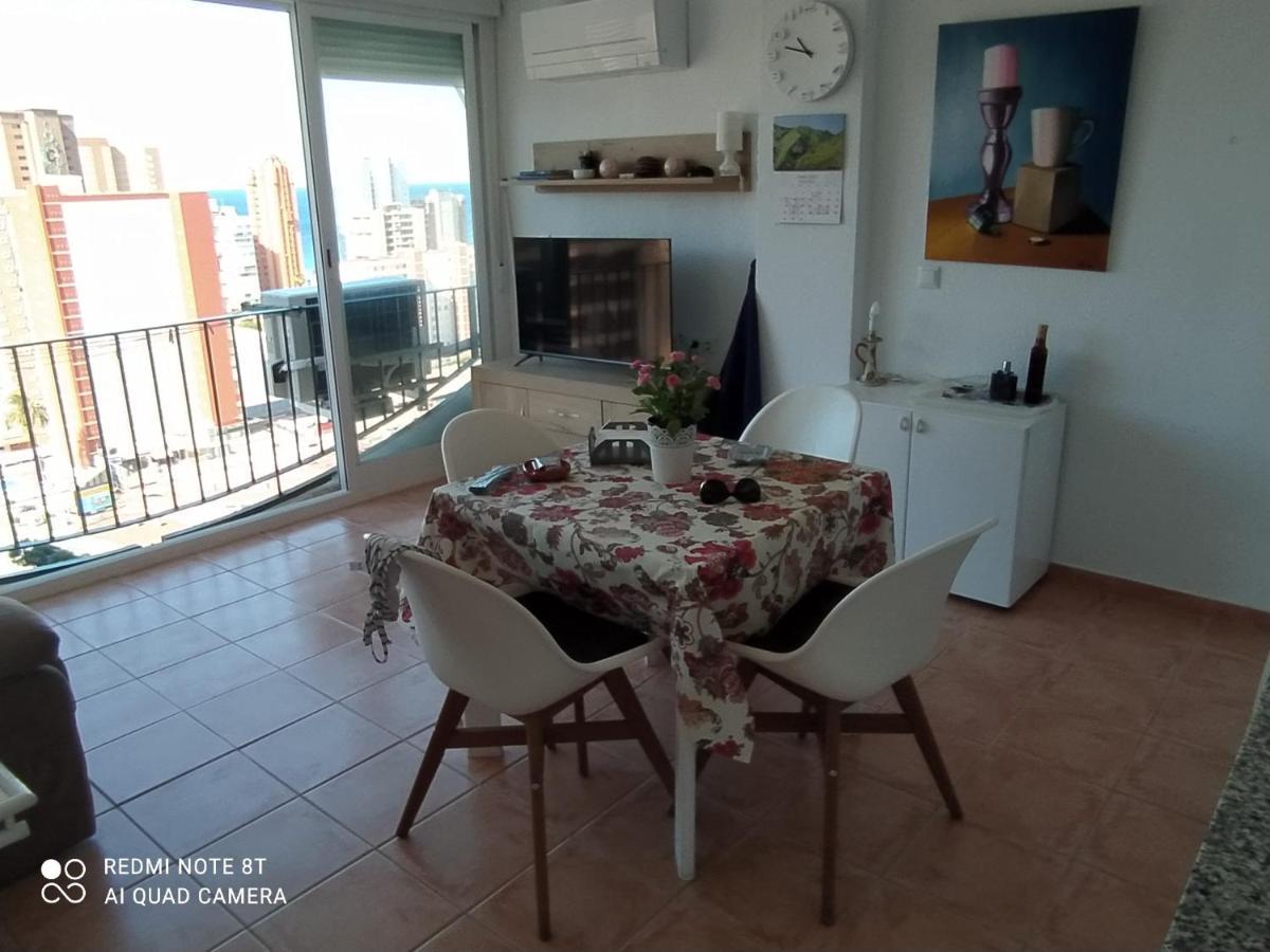 Apto San Angelo Benidorm Vistas Al Mar 400 M Exterior foto
