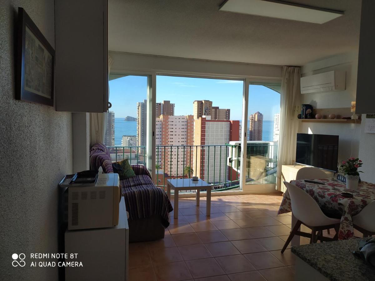 Apto San Angelo Benidorm Vistas Al Mar 400 M Exterior foto